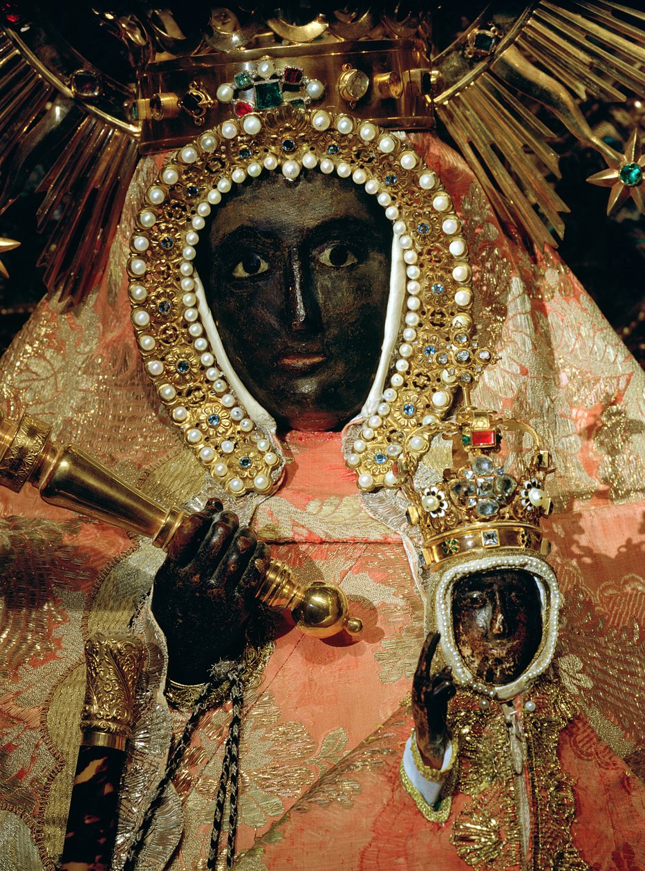 The Guadalupe Madonna (detail) by Spanish School