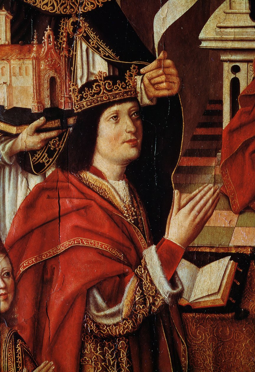 The Virgin of the Catholic Kings (detail) by Spanish School