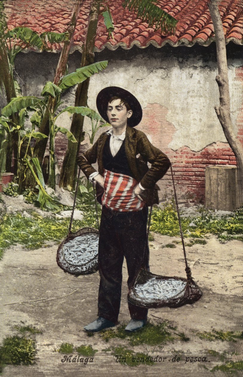 Fish Seller, Malaga, Spain by Spanish Photographer