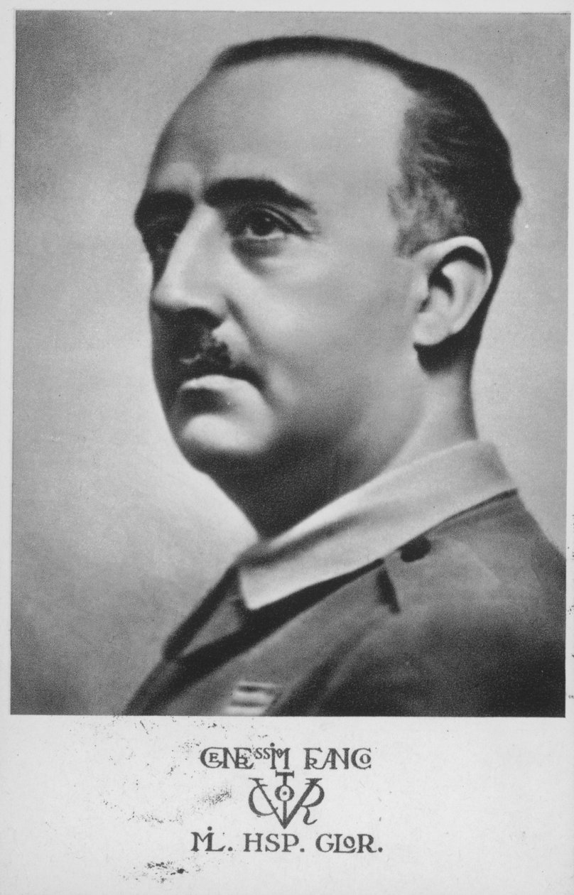 Francisco Franco, Spanish General and Dictator by Spanish Photographer