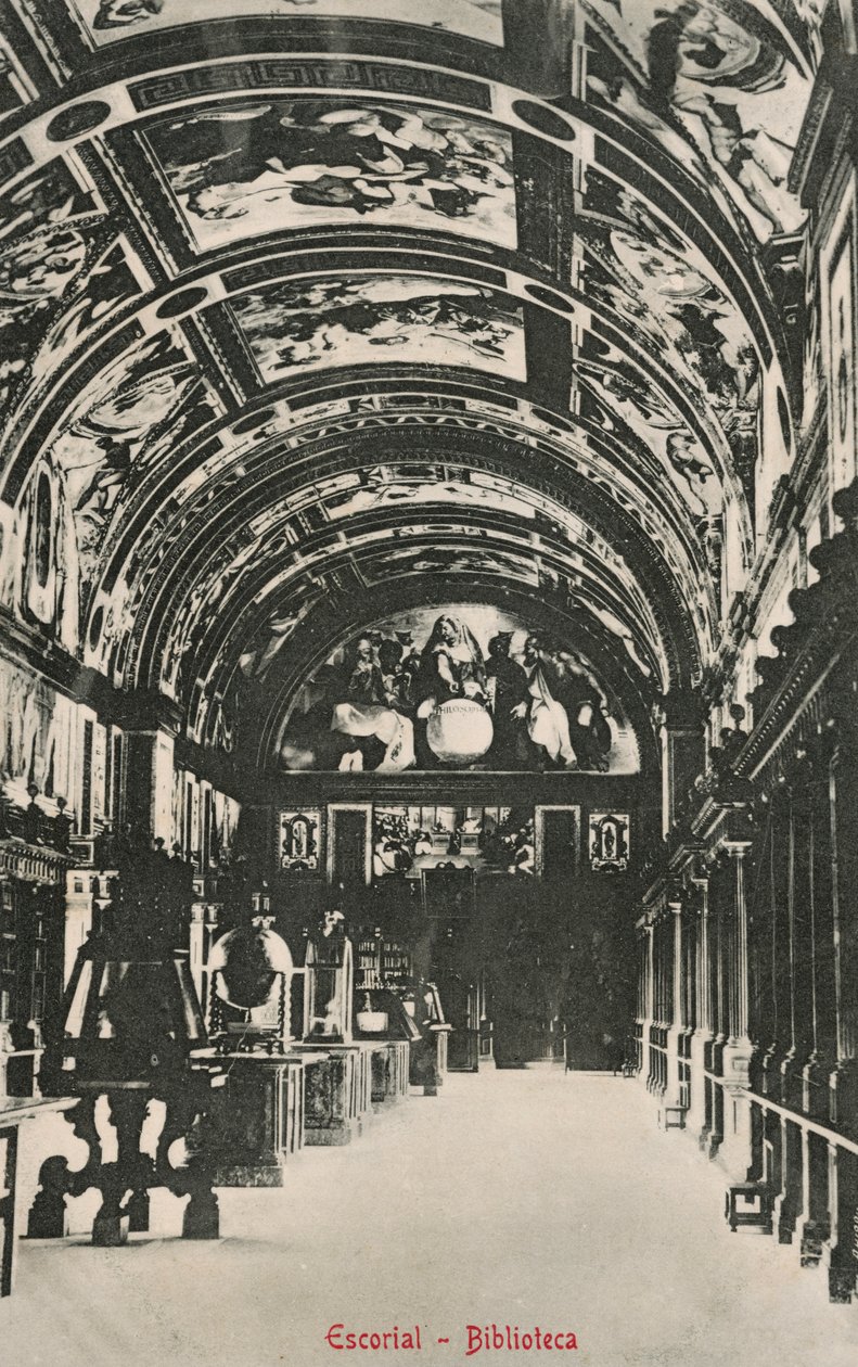 Library of El Escorial, Spain by Spanish Photographer