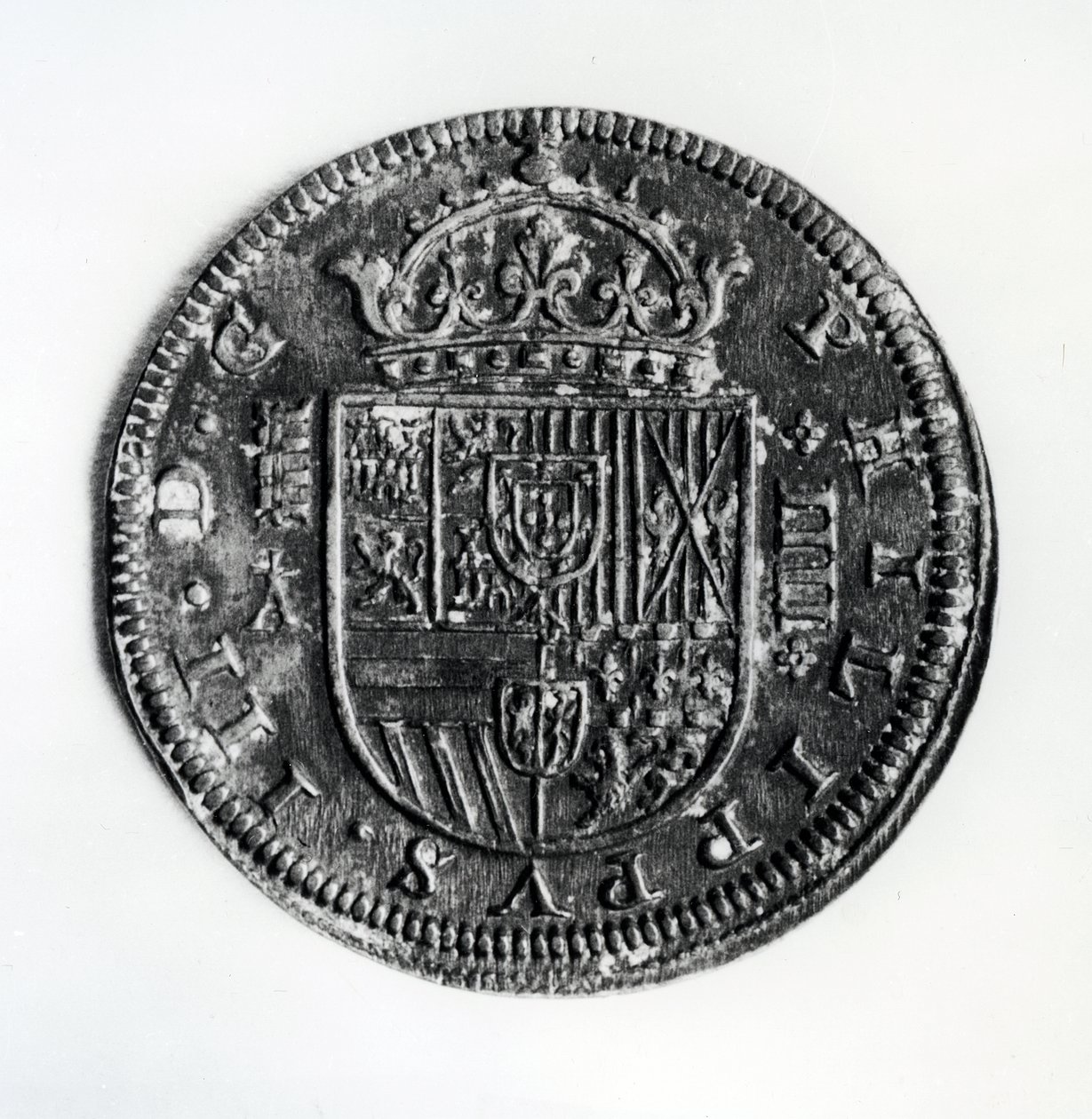 4 Reales coin from the reign of Philip III by Spanish School