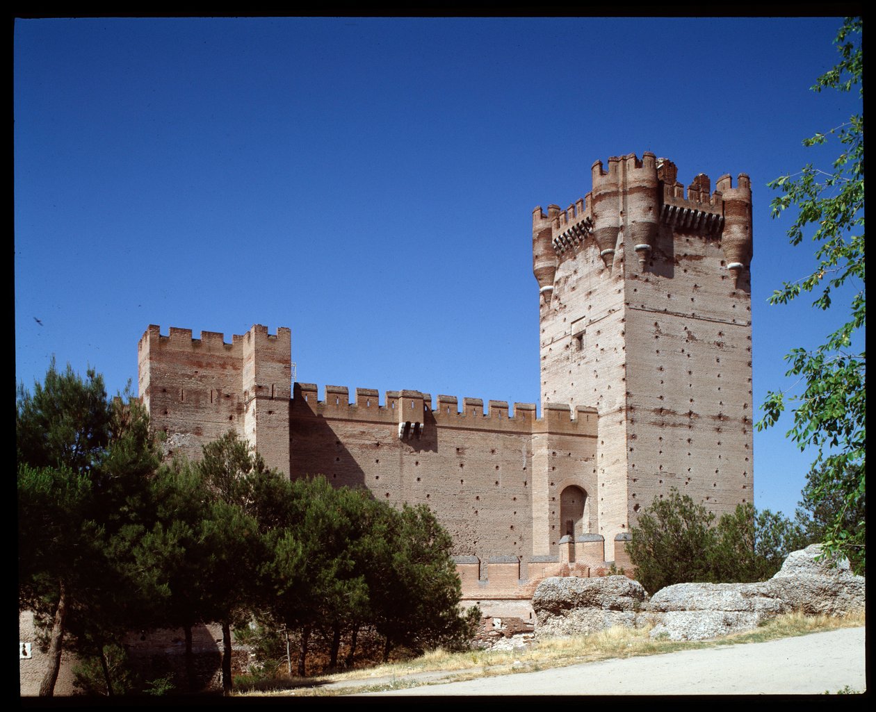 Castle of La Mota by Spanish School