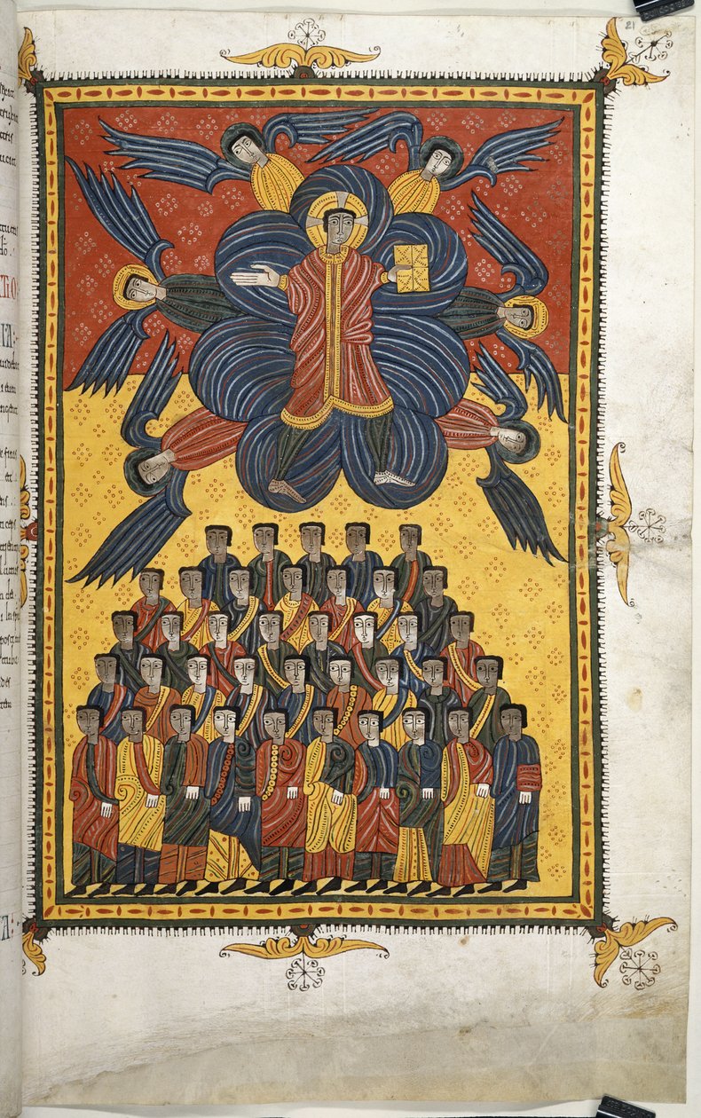 Christ Appears in the Clouds by Spanish School
