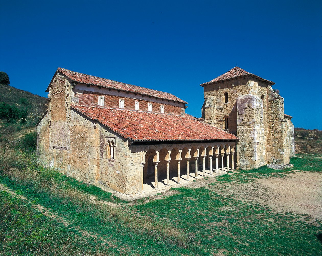 Church of San Miguel de Escalada, 913 by Spanish School