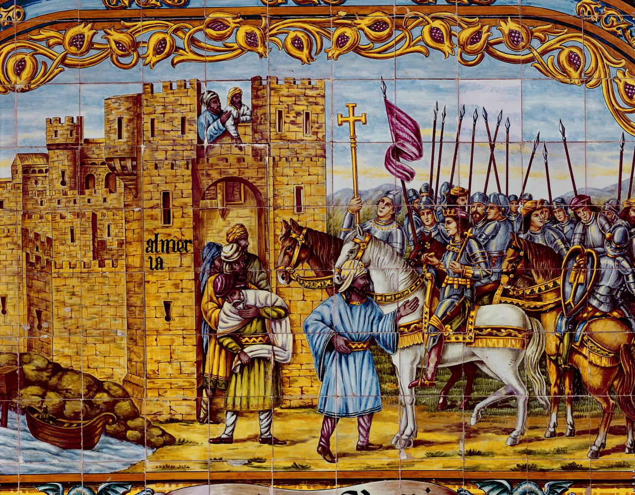 Conquest of Almeria by the Catholic Kings in 1488 (detail) by Spanish School