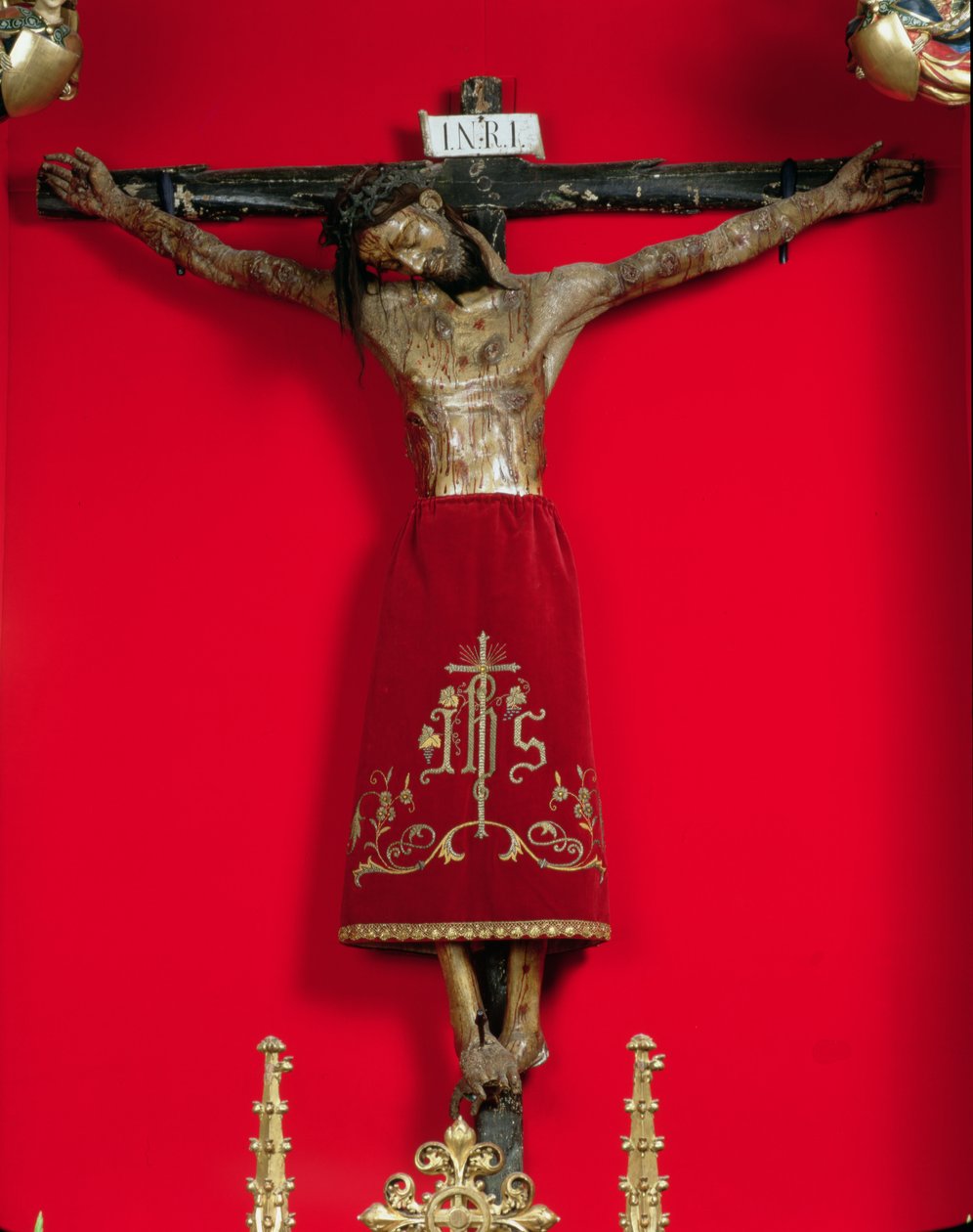 Cristo de Burgos, in the Capilla del Santisimo Cristo by Spanish School