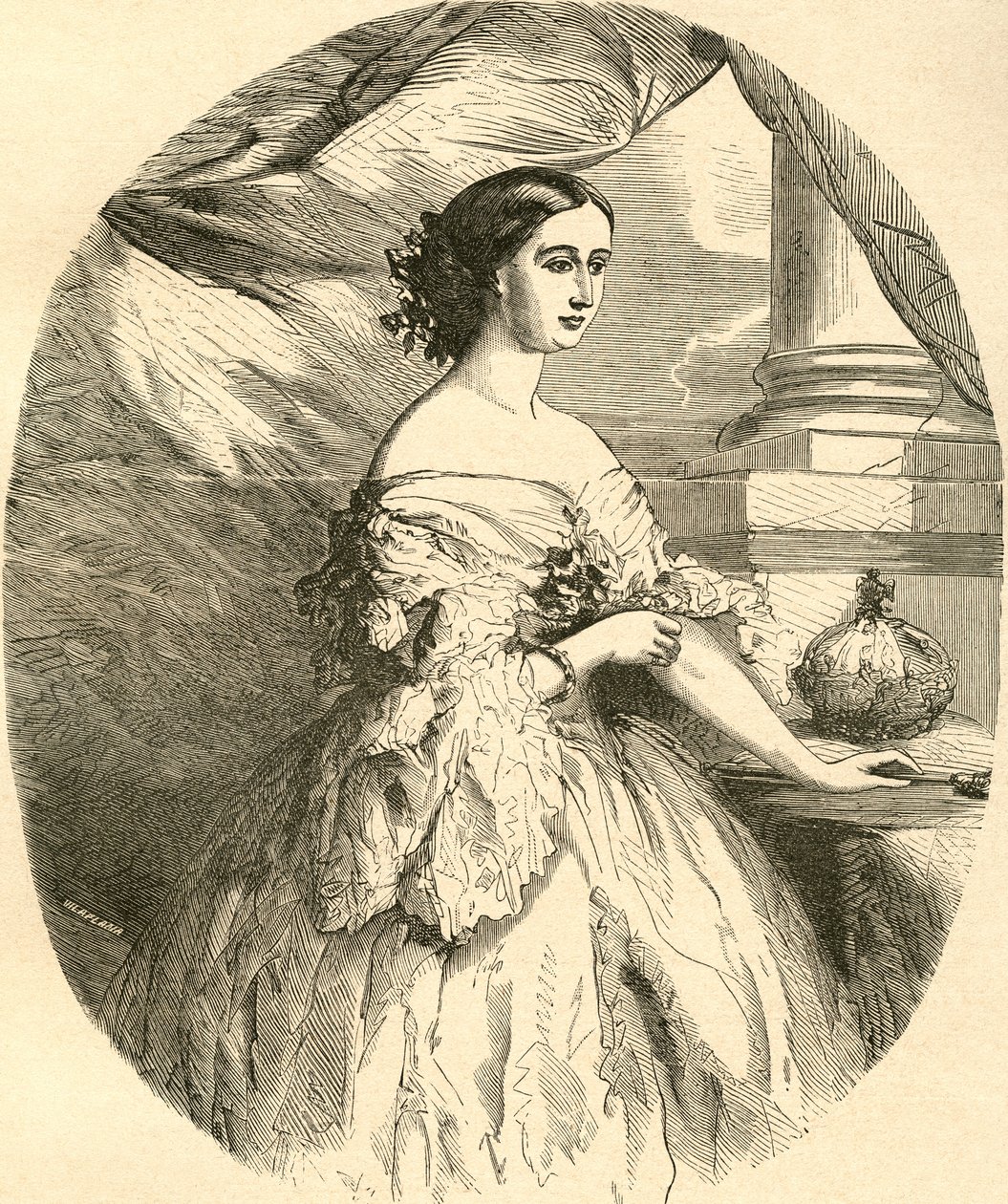 Eugénie de Montijo by Spanish School