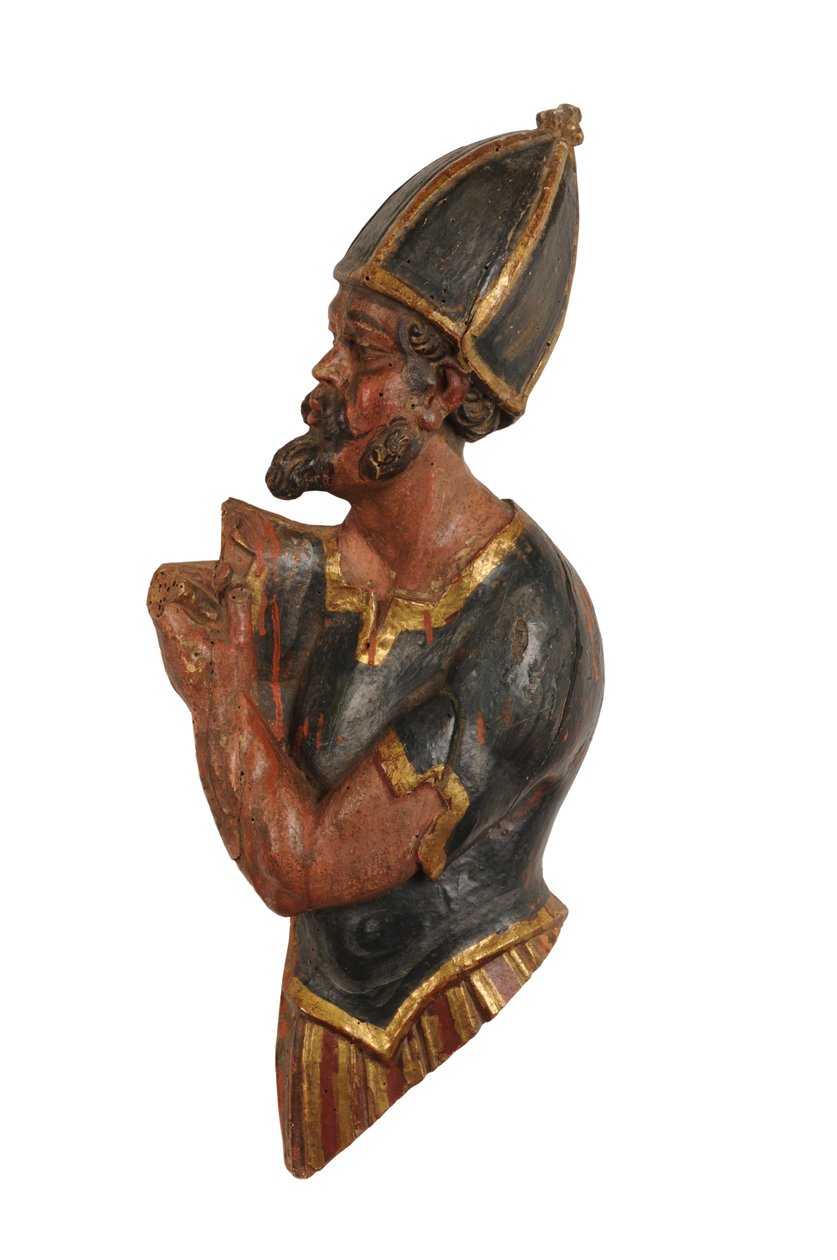 Limewood Carving of a Soldier of the Cross, Spain, c.1600 by Spanish School