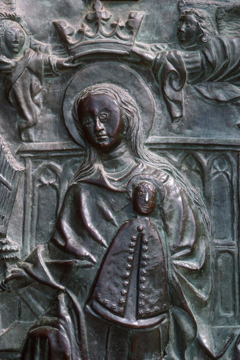 Madonna and Child (detail) by Spanish School