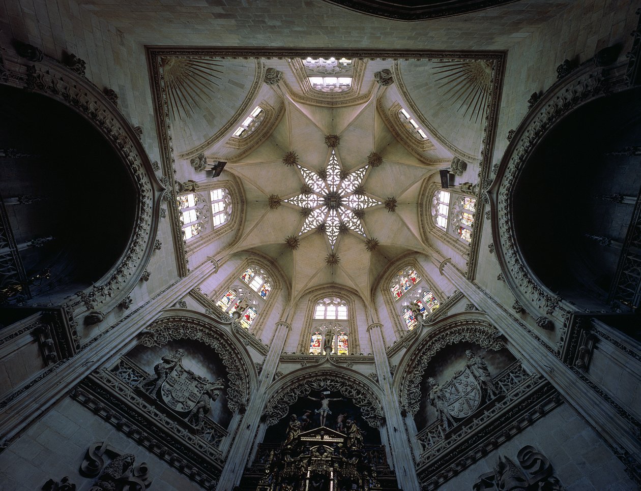 The ceiling of the Capilla del Condestable, late 15th century by Spanish School