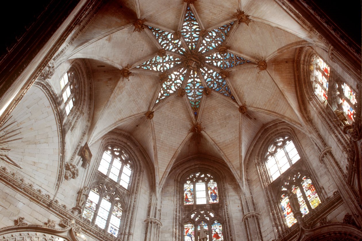 The ceiling of the Capilla del Condestable by Spanish School
