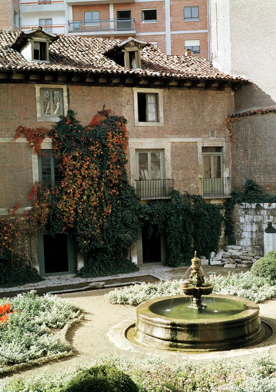 The house of Miguel Cervantes by Spanish School