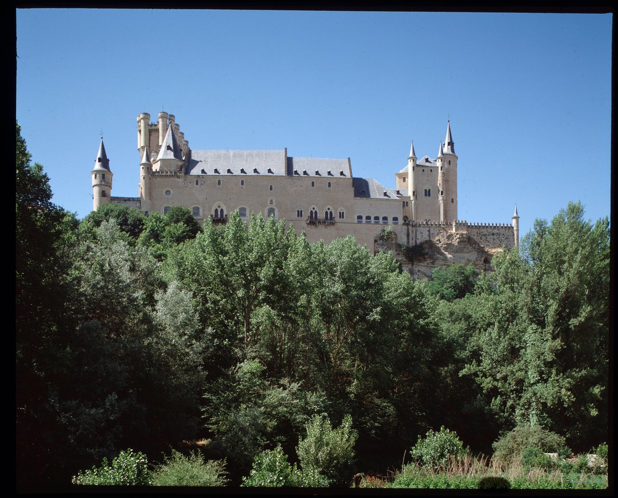 View of the alcazar by Spanish School