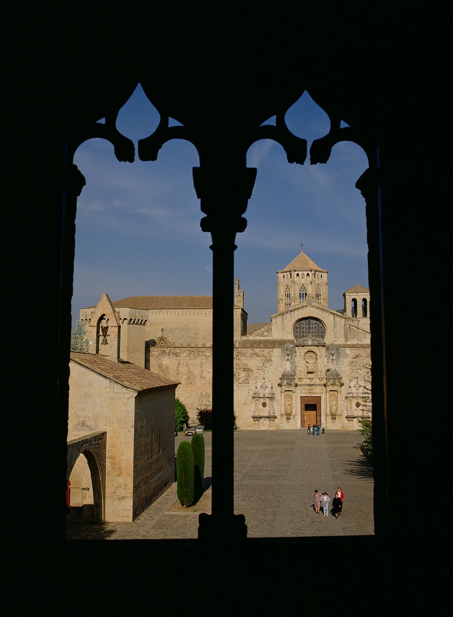 View of the church inside the monastery, begun in 1161 by Spanish School