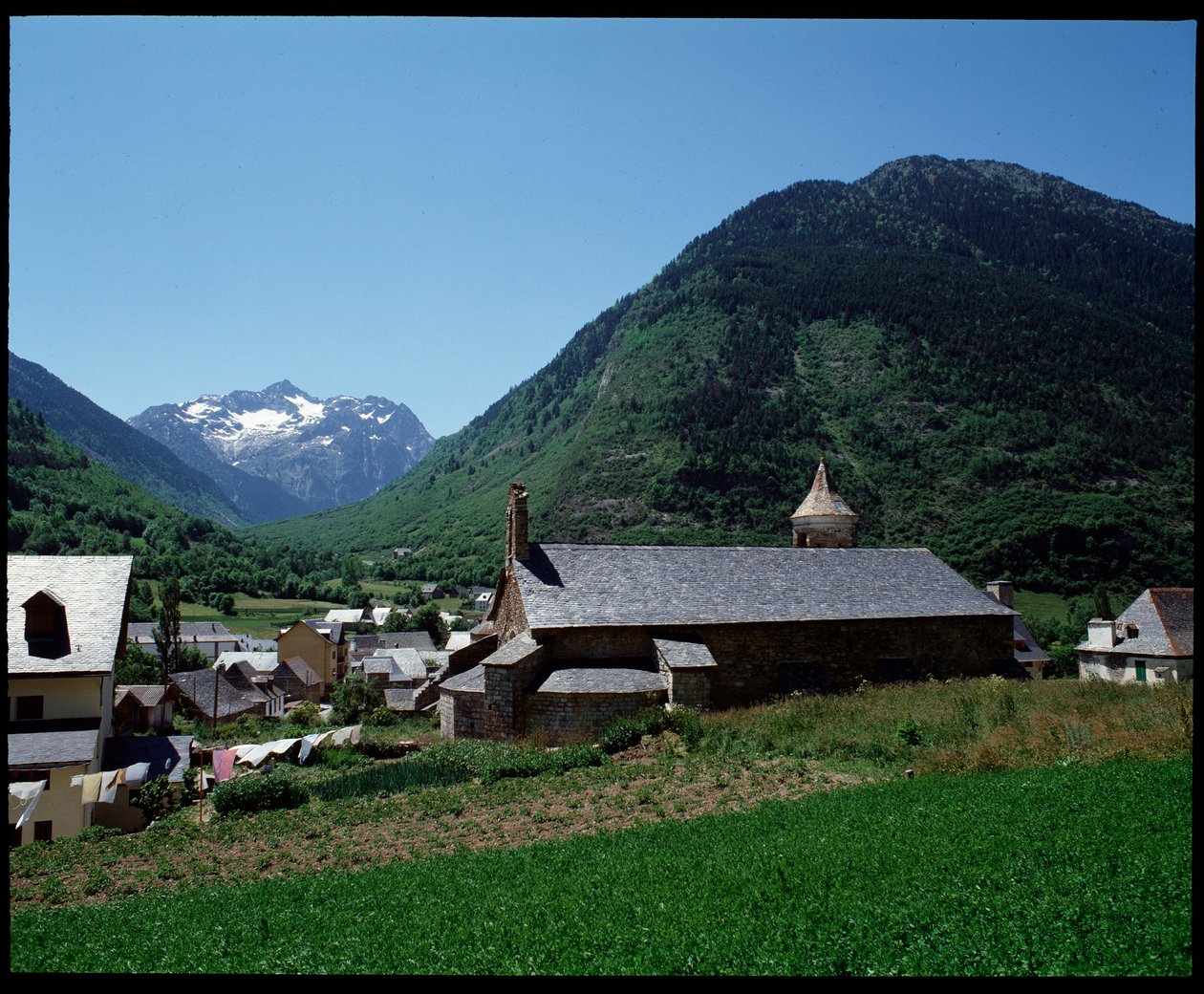 View of the church of St John, Arties by Spanish School