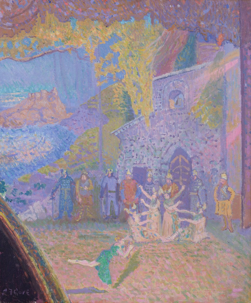 The Dance of the Spirit of Ireland, the Alhambra Music Hall, 1910 by Spencer Frederick Gore