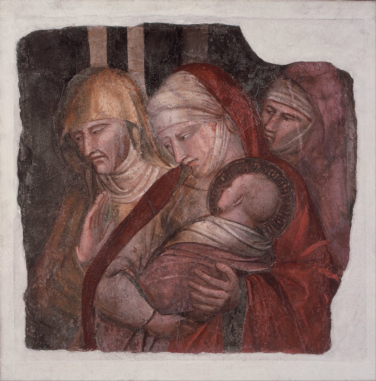 The Infant St. John the Baptist Presented to Zacharias by Aretino Luca Spinello or Spinelli