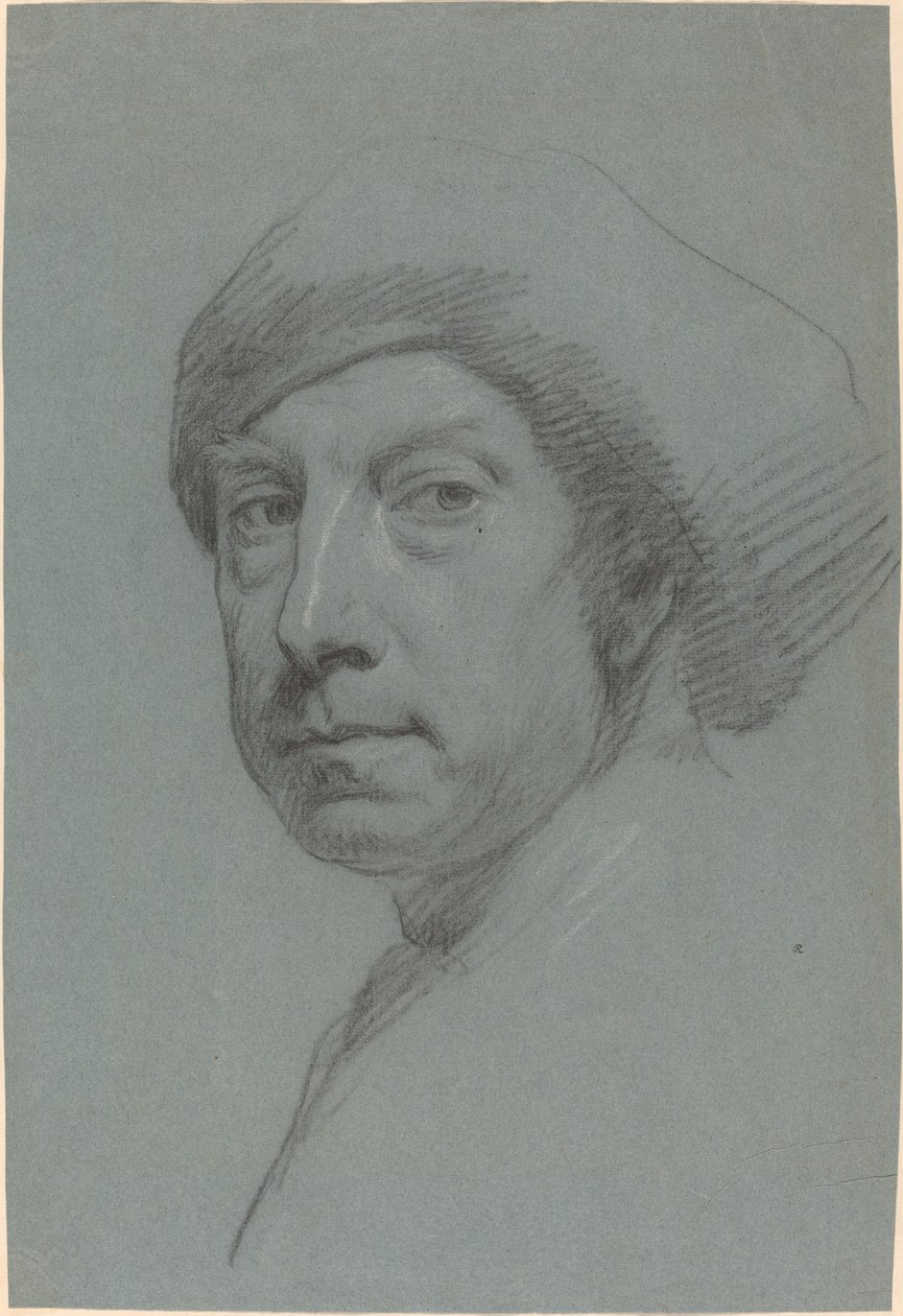 Self-Portrait Wearing a Turban by Sr. Jonathan Richardson
