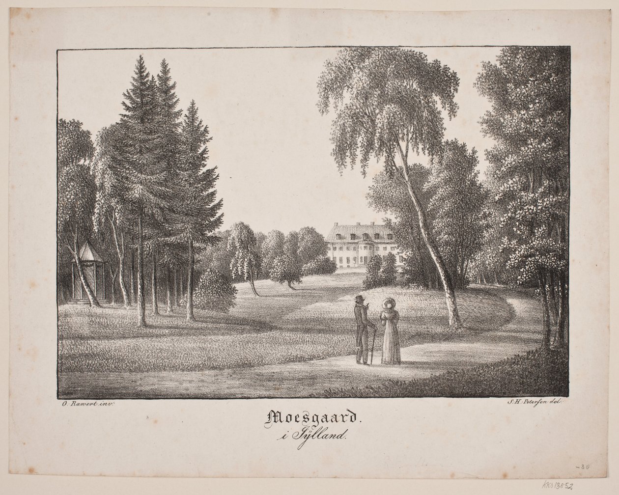 Moesgård in Jutland by Søren Henrik Petersen