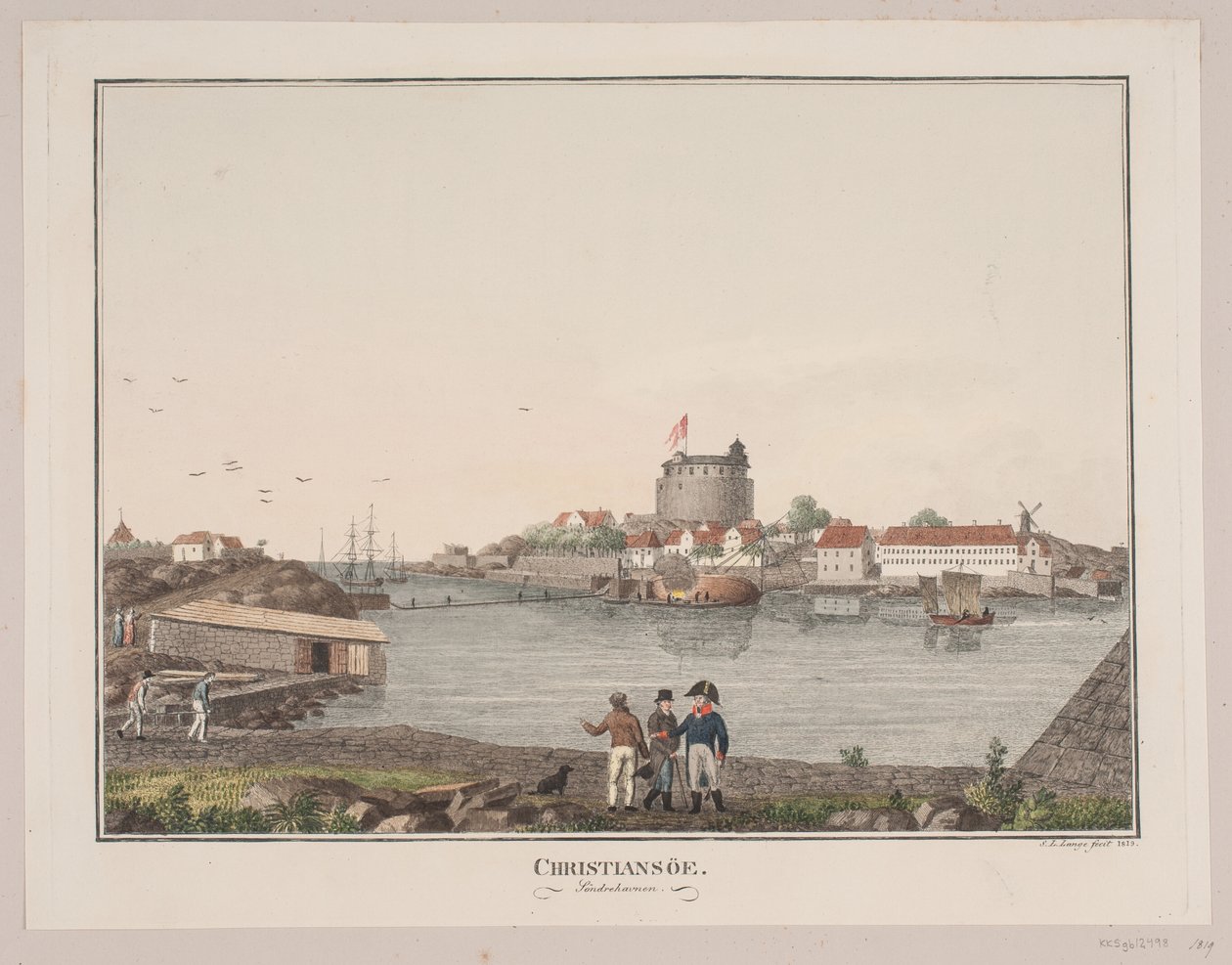 Christiansø. South Harbor by Søren L. Lange