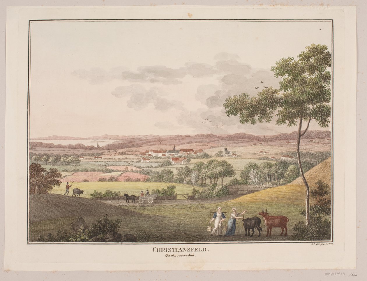 Christiansfeld, from the Western Side by Søren L. Lange