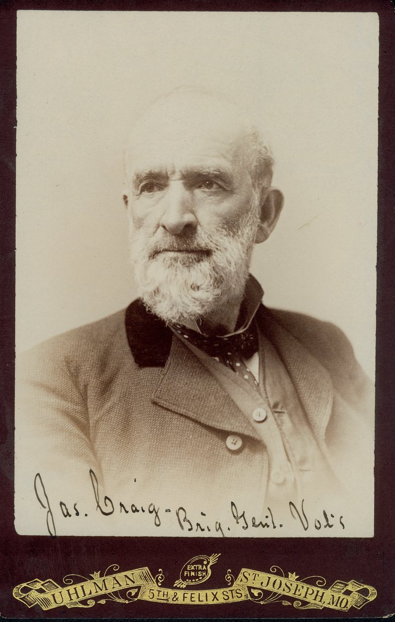 Bust Portrait of James Craig Brigadier by St. Joseph Uhlman