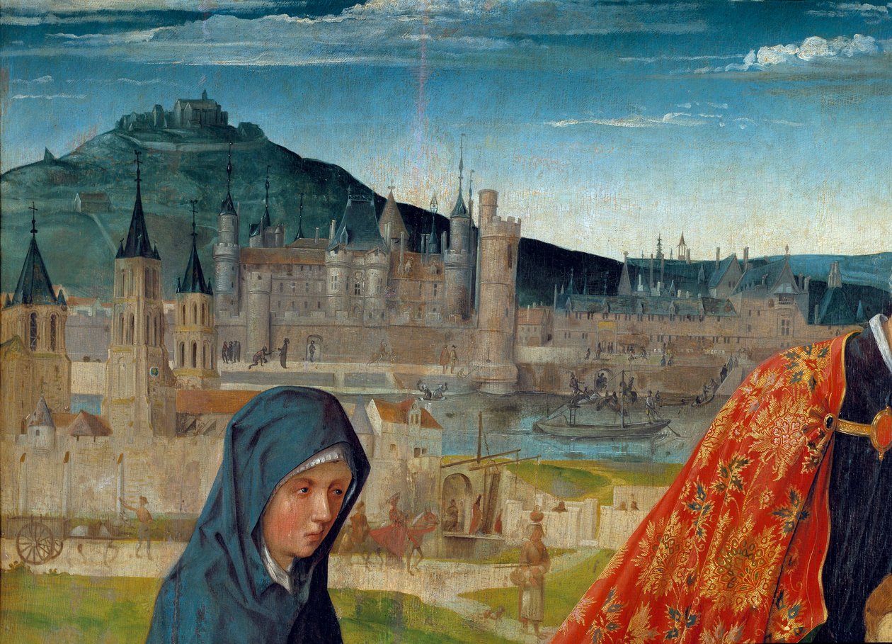 The Pieta of Saint Germain des Pres (detail) by St Germain des Pres master
