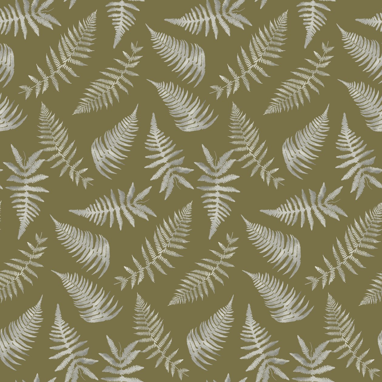Ferns Pattern, 2021 by Stacy Hsu