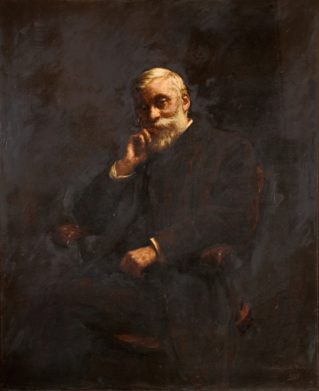 Portrait Of Alderman G J Johnson 1826-1912, 1895 by Stanhope A Forbes