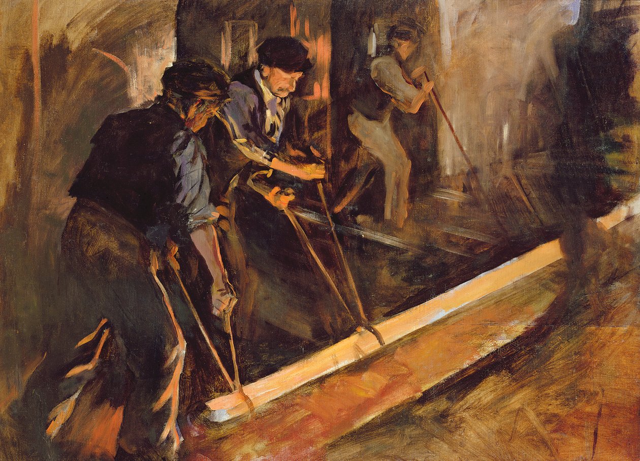 Forging Steel, The Steel Mills by Stanhope Alexander Forbes