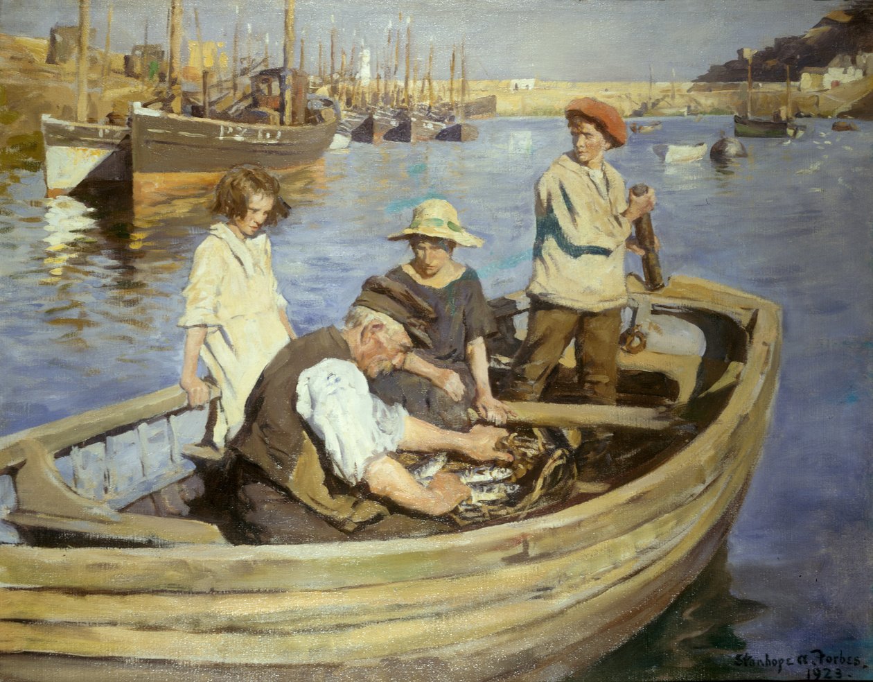 The Fishing Trip by Stanhope Alexander Forbes
