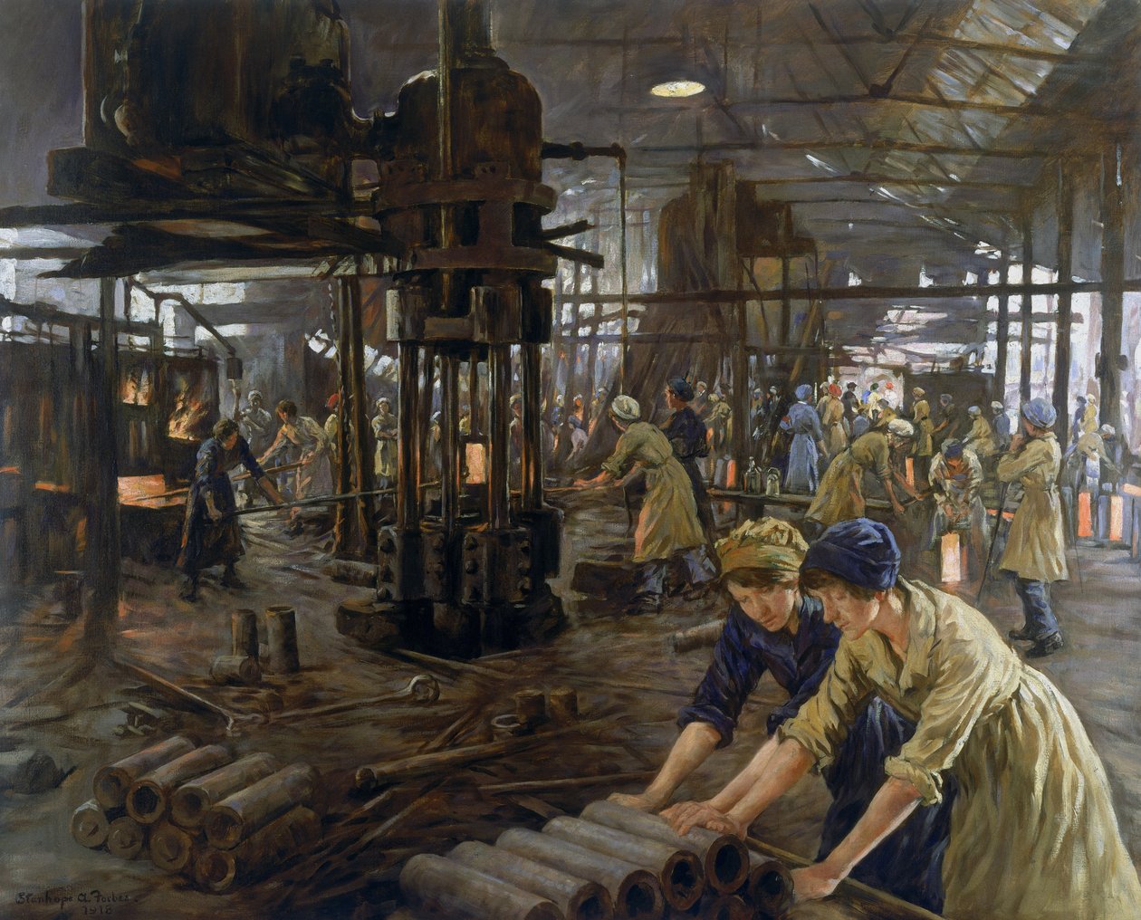 The Munition Girls by Stanhope Alexander Forbes