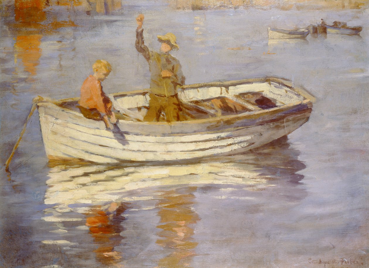 The Young Fishermen by Stanhope Alexander Forbes