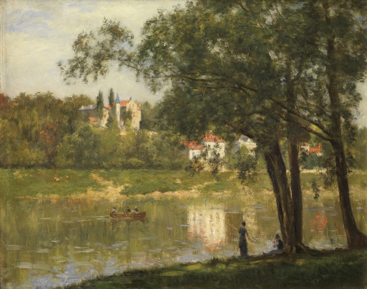 Île de la Grande Jatte, c.1877-82 by Stanislas Victor Edouard Lepine