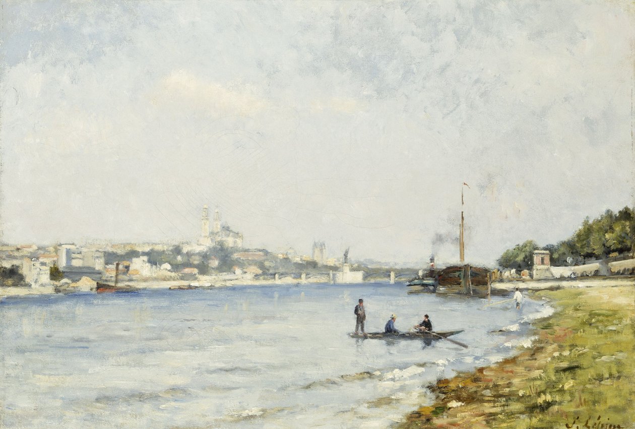 The Seine at Passy, ca. 1880 by Stanislas Victor Edouard Lepine