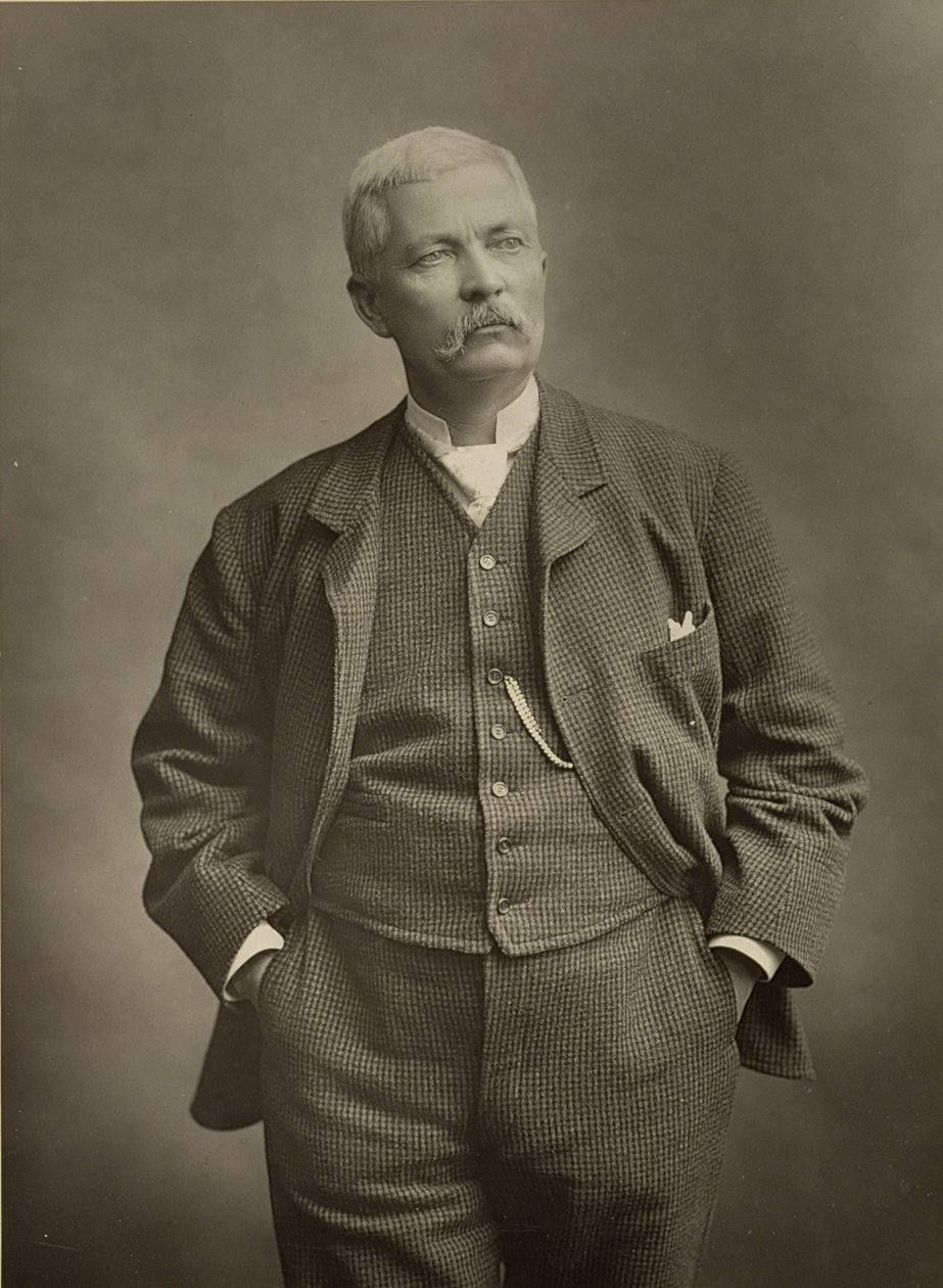 Sir Henry Morton Stanley, Explorer, Portrait Photograph by Stanislaus Walery