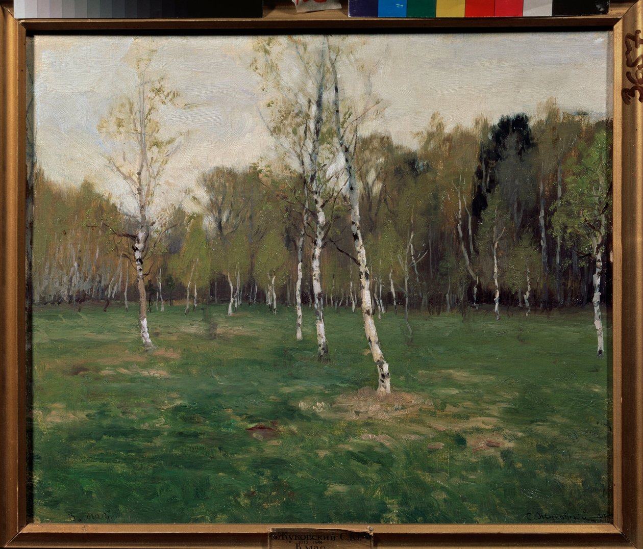 In May. Painting by Stanislav Yulianovich Zhukovsky (1873-1944) by Stanislav Joulianovitch Joukovski