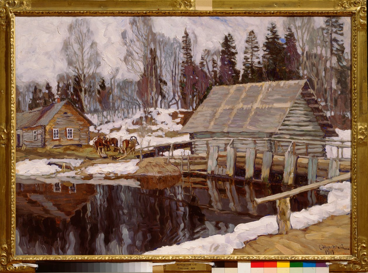 A Dam by Stanislav Joulianovitch Joukovski