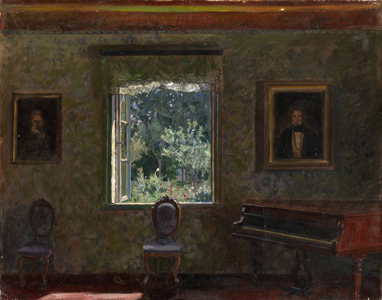 Interior. Sunny Day by Stanislav Julianovic Zukovskij
