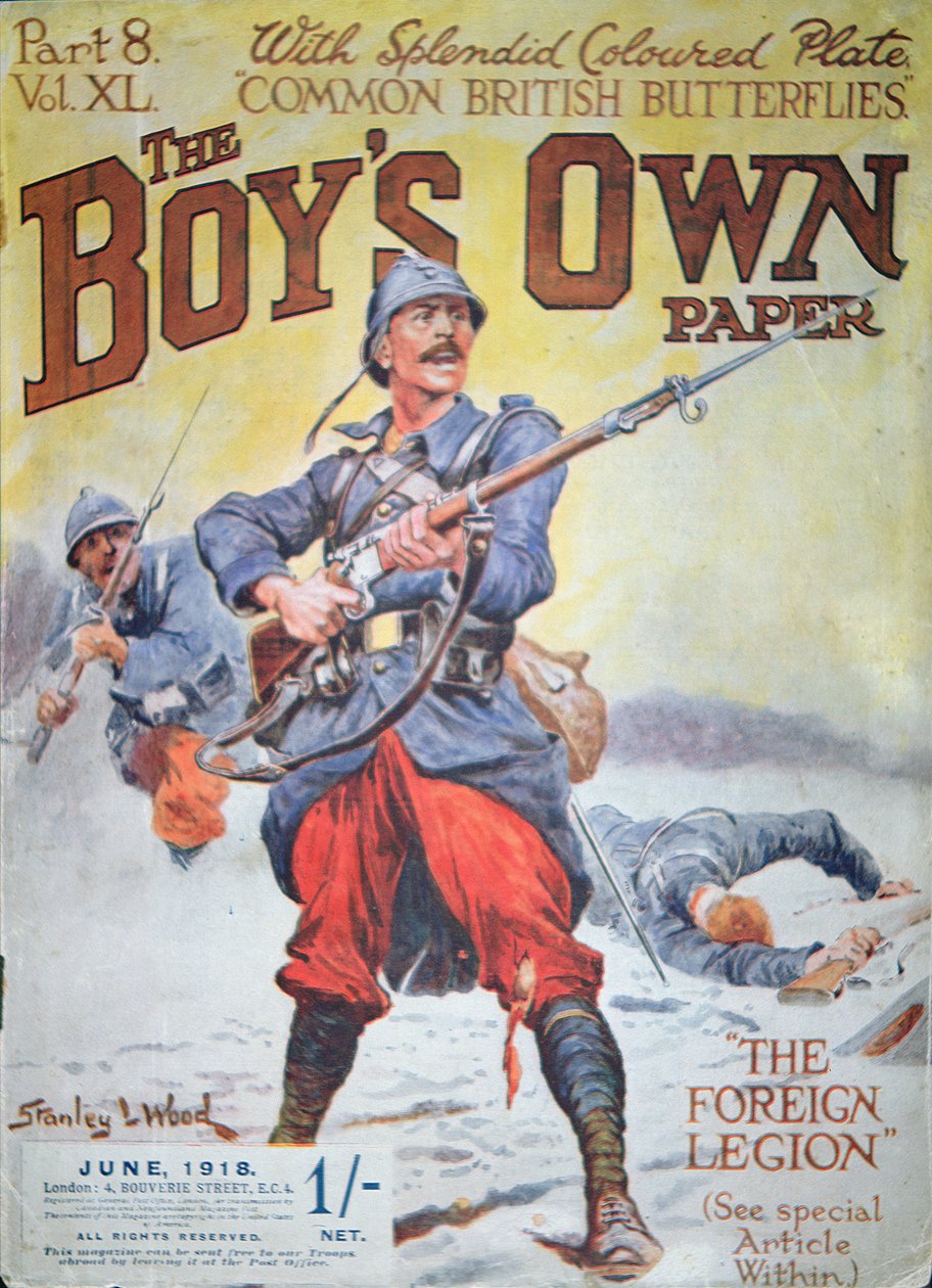 French Foreign Legion in WWI, cover of The Boy