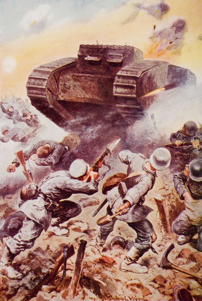 Tanks in Action, illustration from 