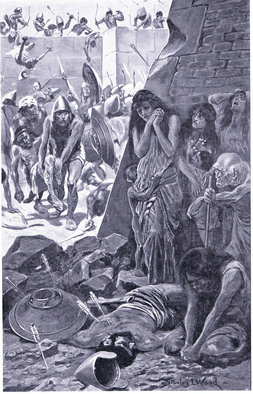 Tyre Besieged by Nebuchadnezzar of Babylon by Stanley L. Wood