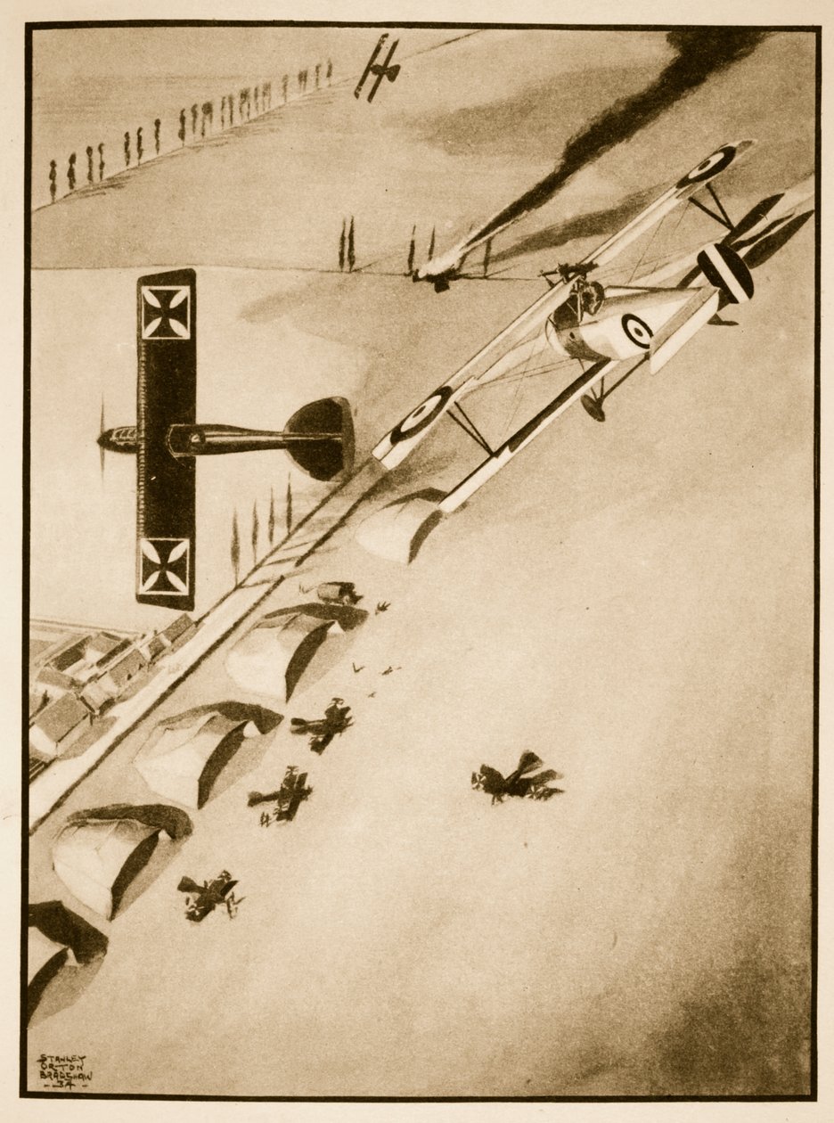 Colonel Bishop Gains his V.C, illustration from 