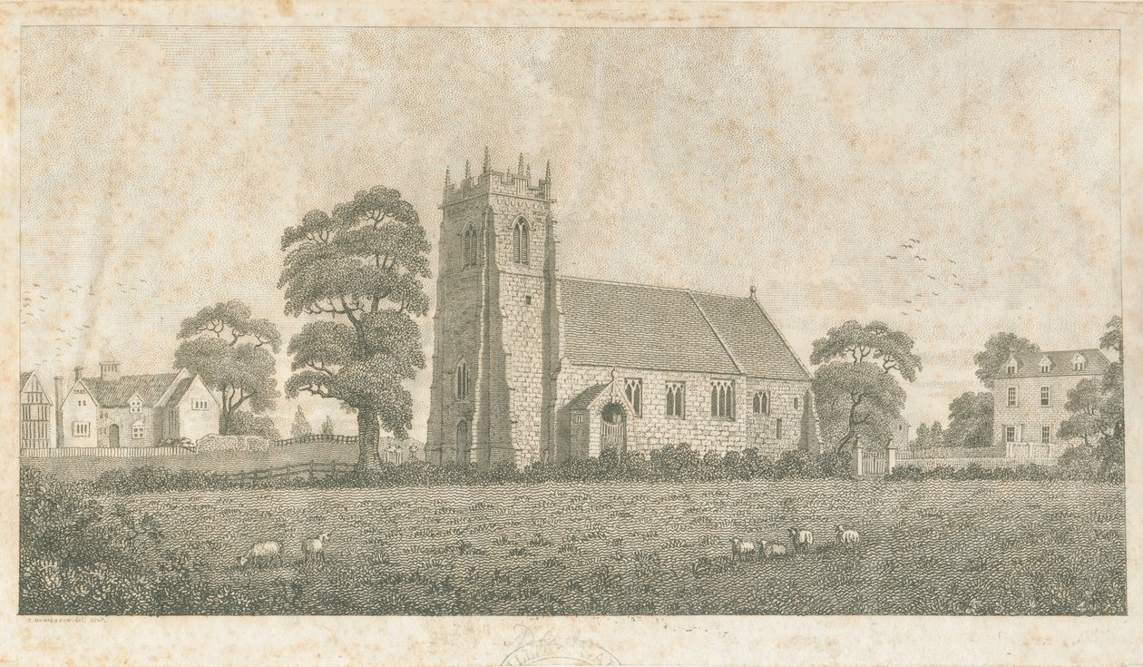 Adbaston Church by Stebbing Shaw