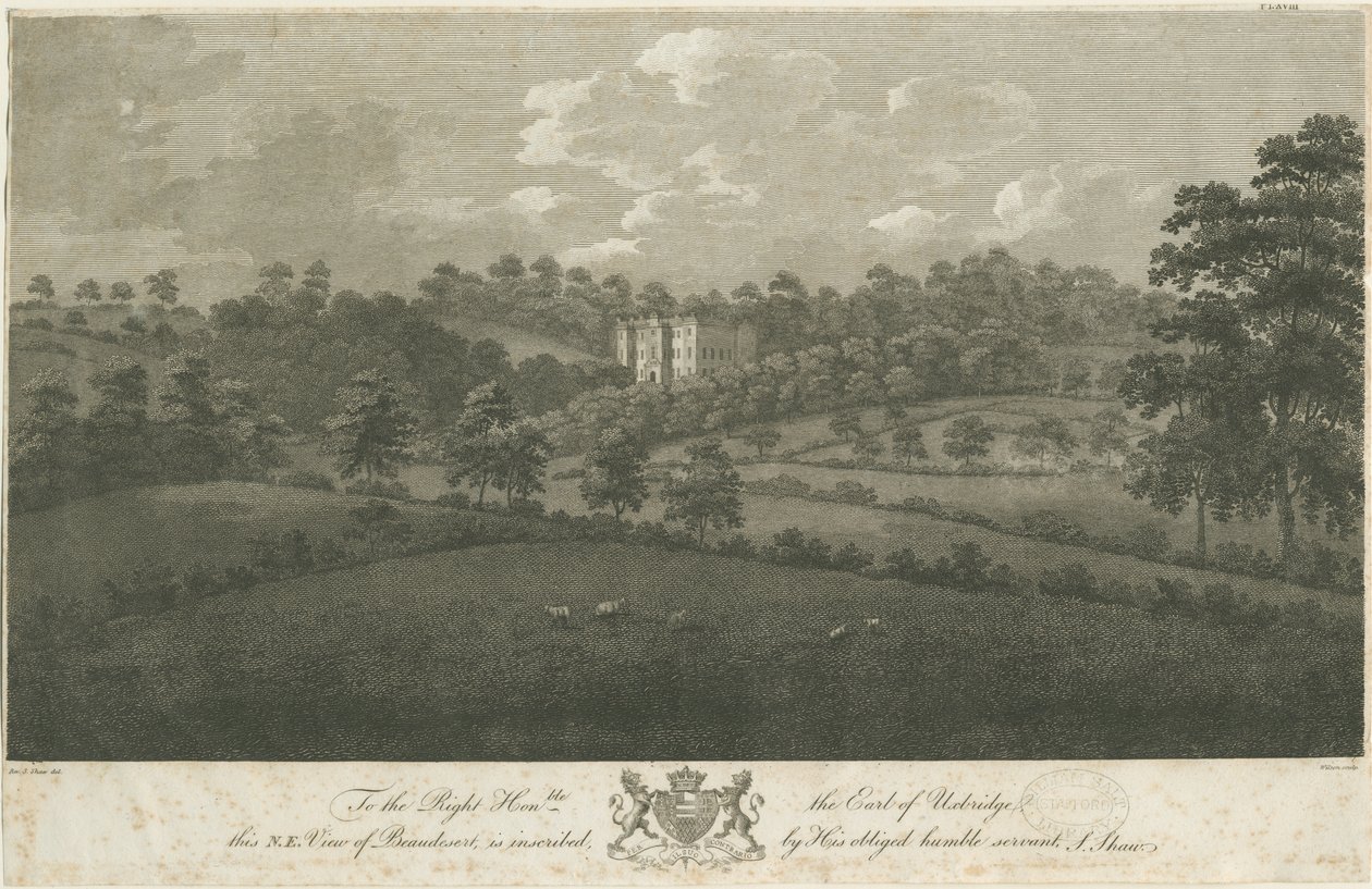 Beaudesert Hall and Park by Stebbing Shaw