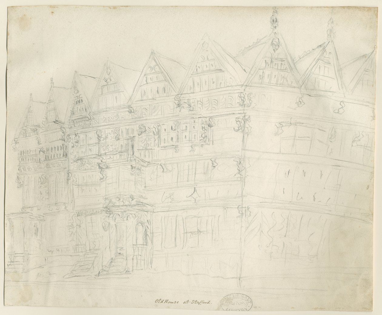 Stafford - Ancient High House by Stebbing Shaw