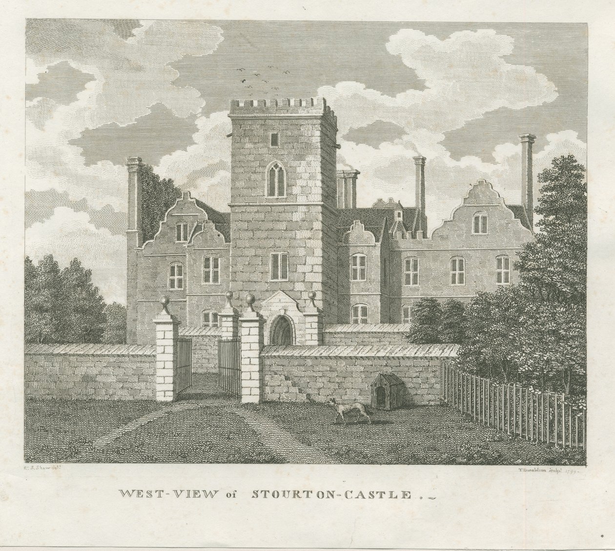 Stourton Castle by Stebbing Shaw