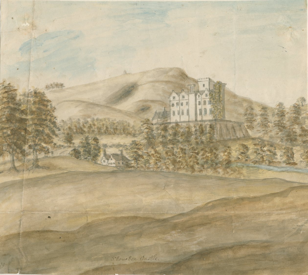 Stourton Castle by Stebbing Shaw