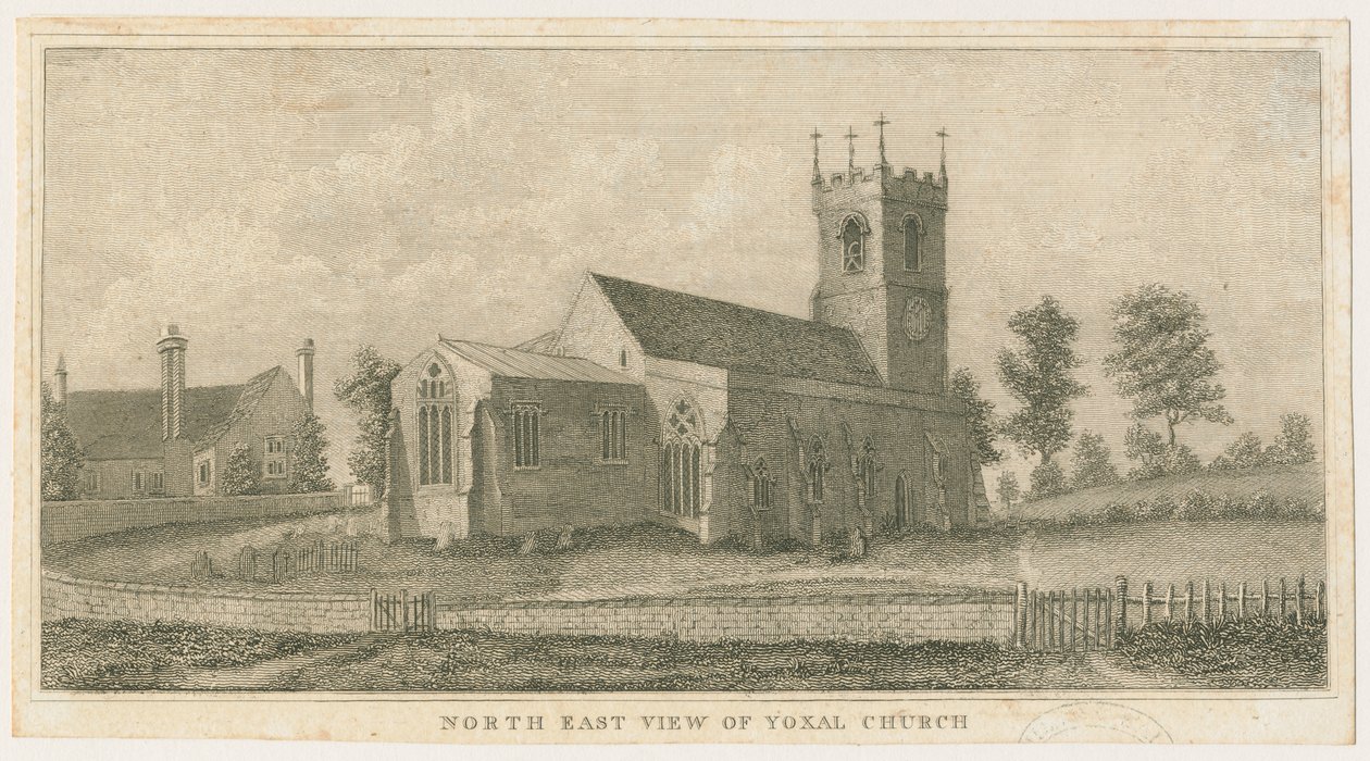 Yoxall Church by Stebbing Shaw